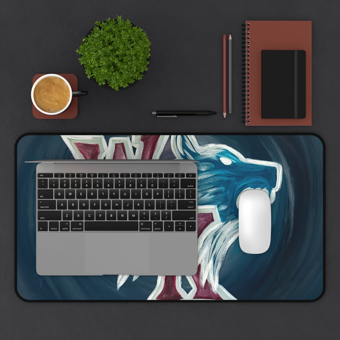 White Knoll Desk Mat