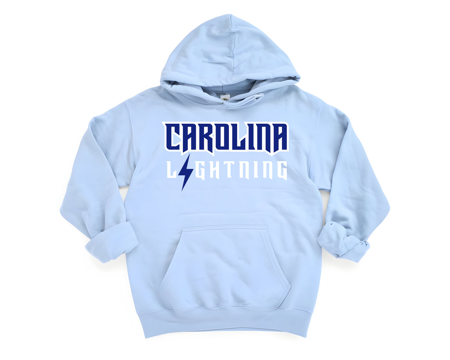 Carolina Blue Hoodie Lightning