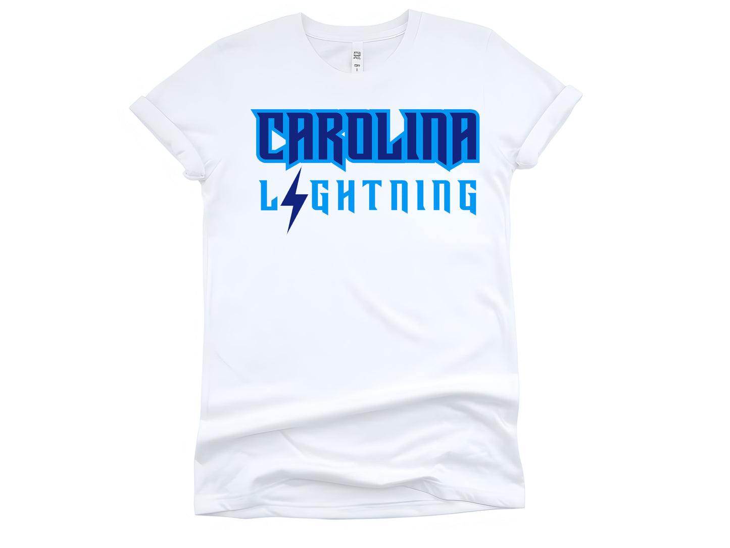 White Softstyle Short Sleeve Tshirt Lightning