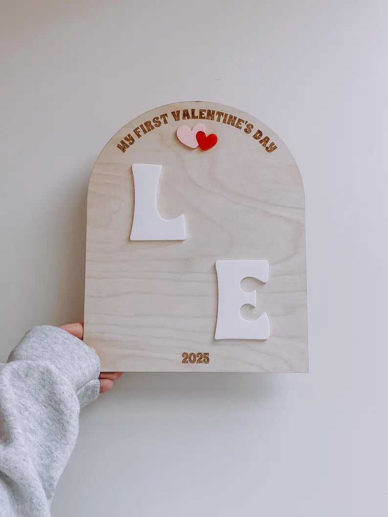 My First Valentine Handprint/Footprint