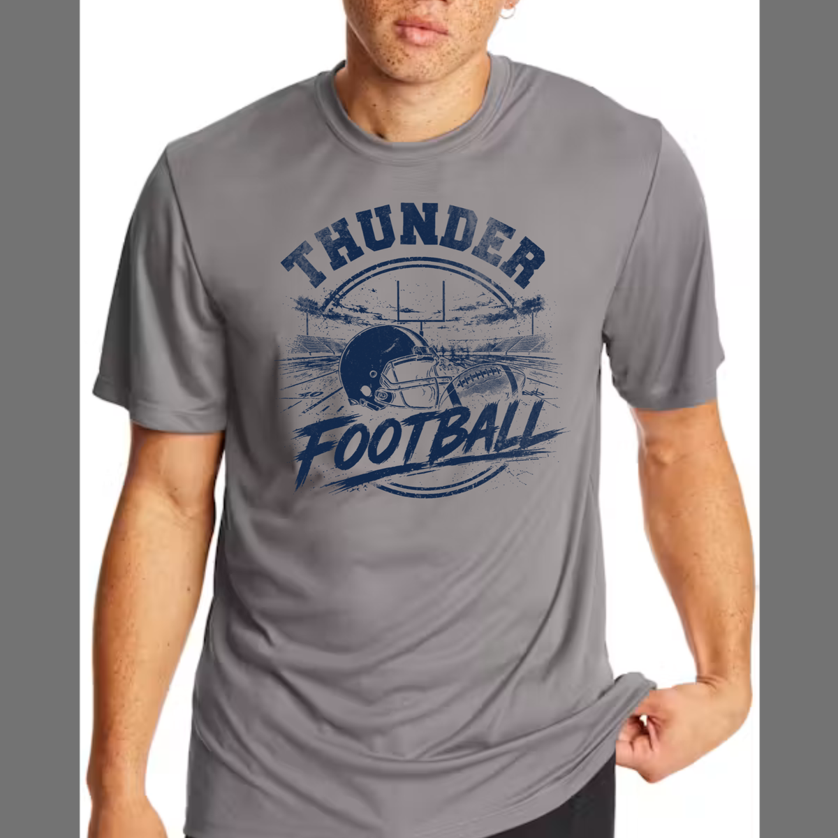 Thunder Football Short Sleeve Tshirt Options