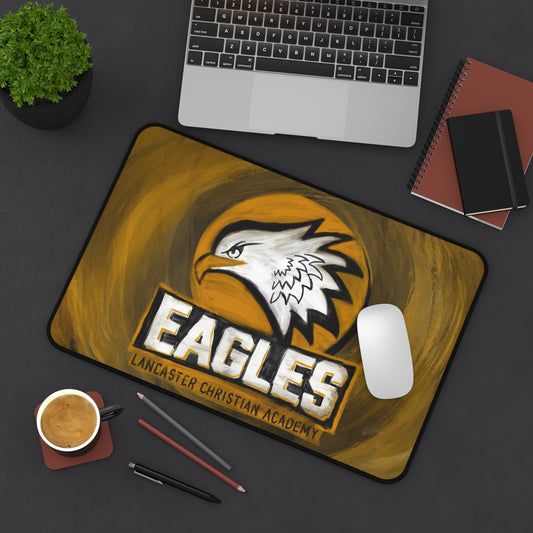 Lancaster Christian Academy digital painting  Logo Desk Mat
