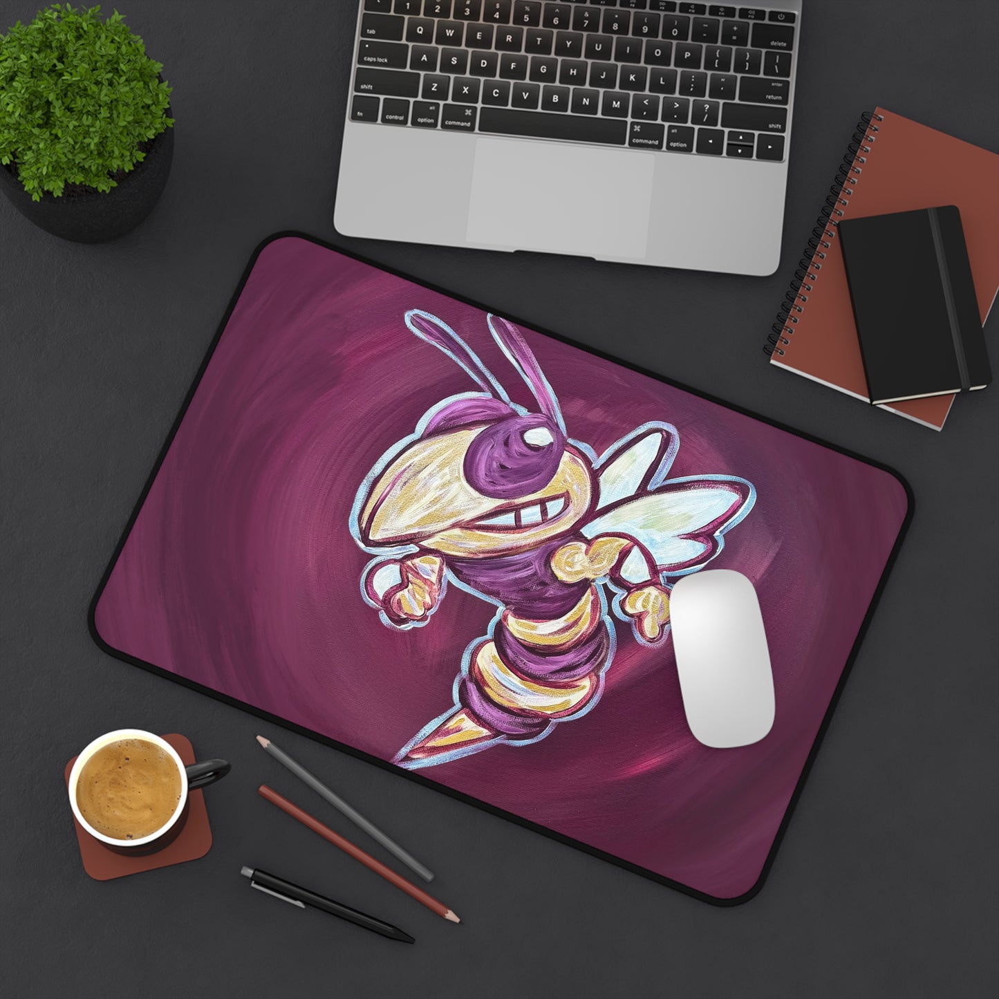 Yellow Jacket Desk Mat