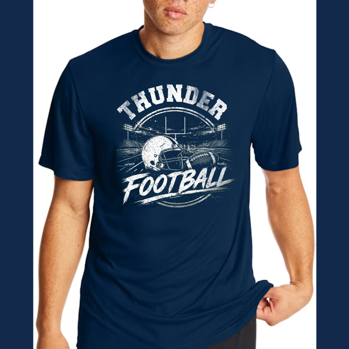 Thunder Football Short Sleeve Tshirt Options