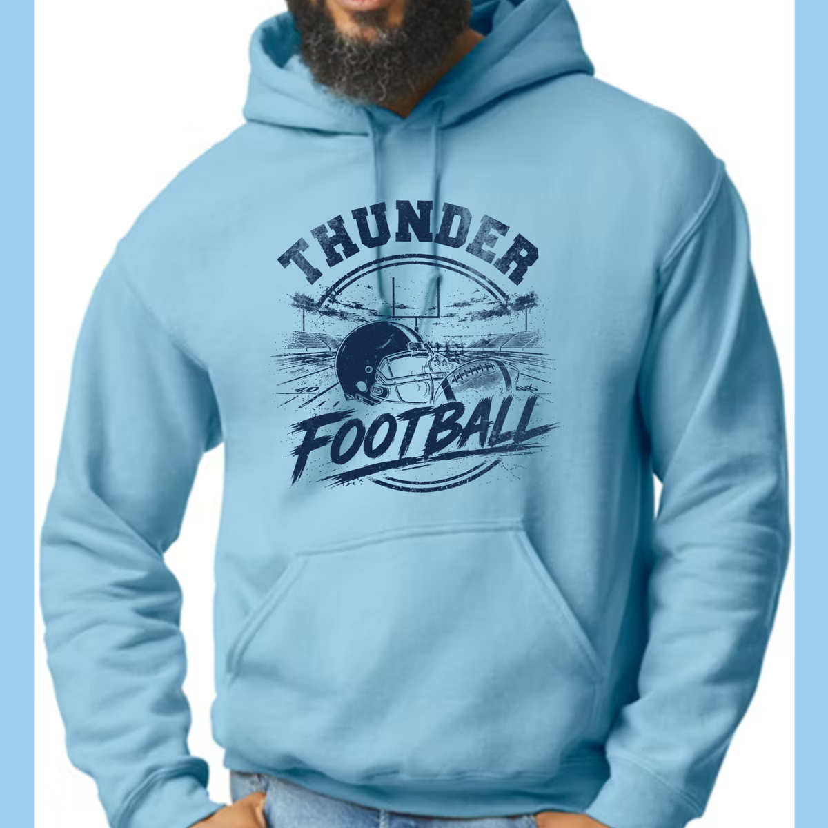 Carolina Thunder Football Hoodie