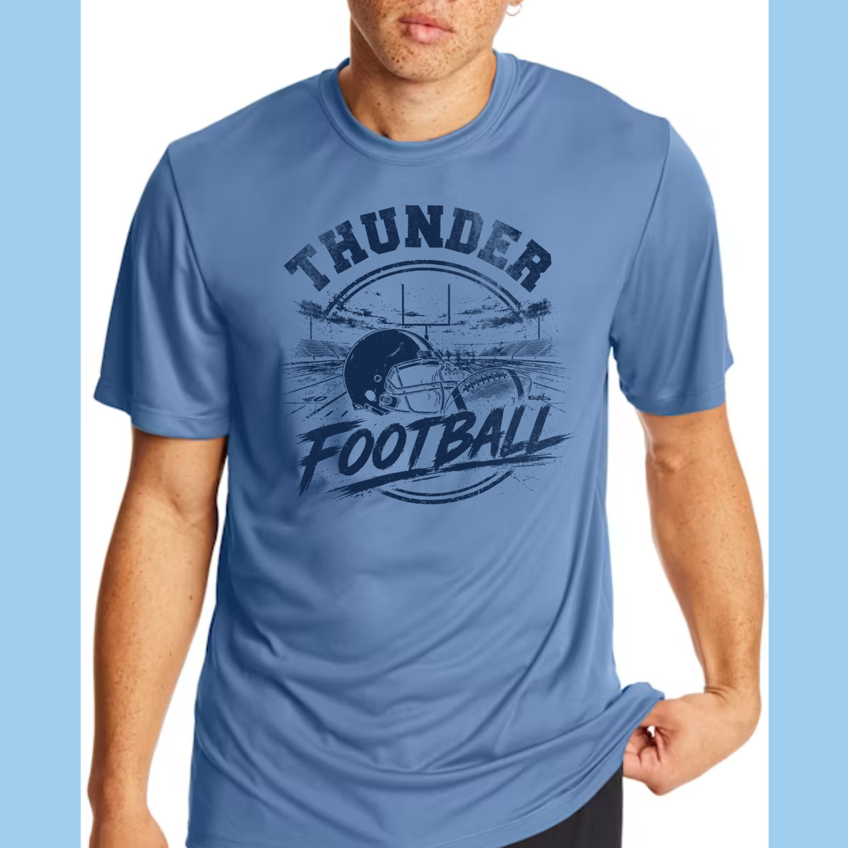 Thunder Football Short Sleeve Tshirt Options
