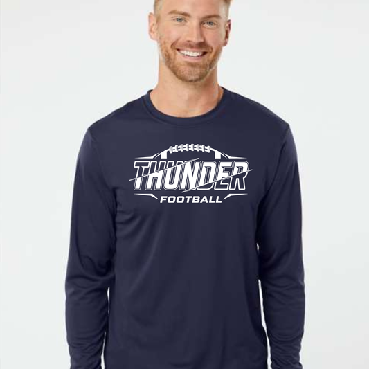 Thunder Football Long Sleeve Tshirt Options
