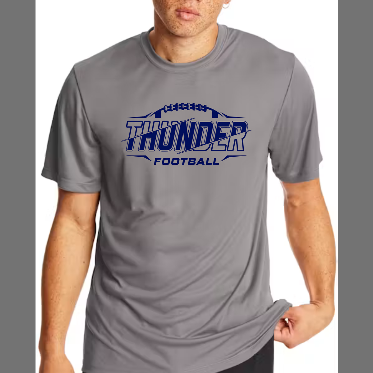 Thunder Football Short Sleeve Tshirt Options