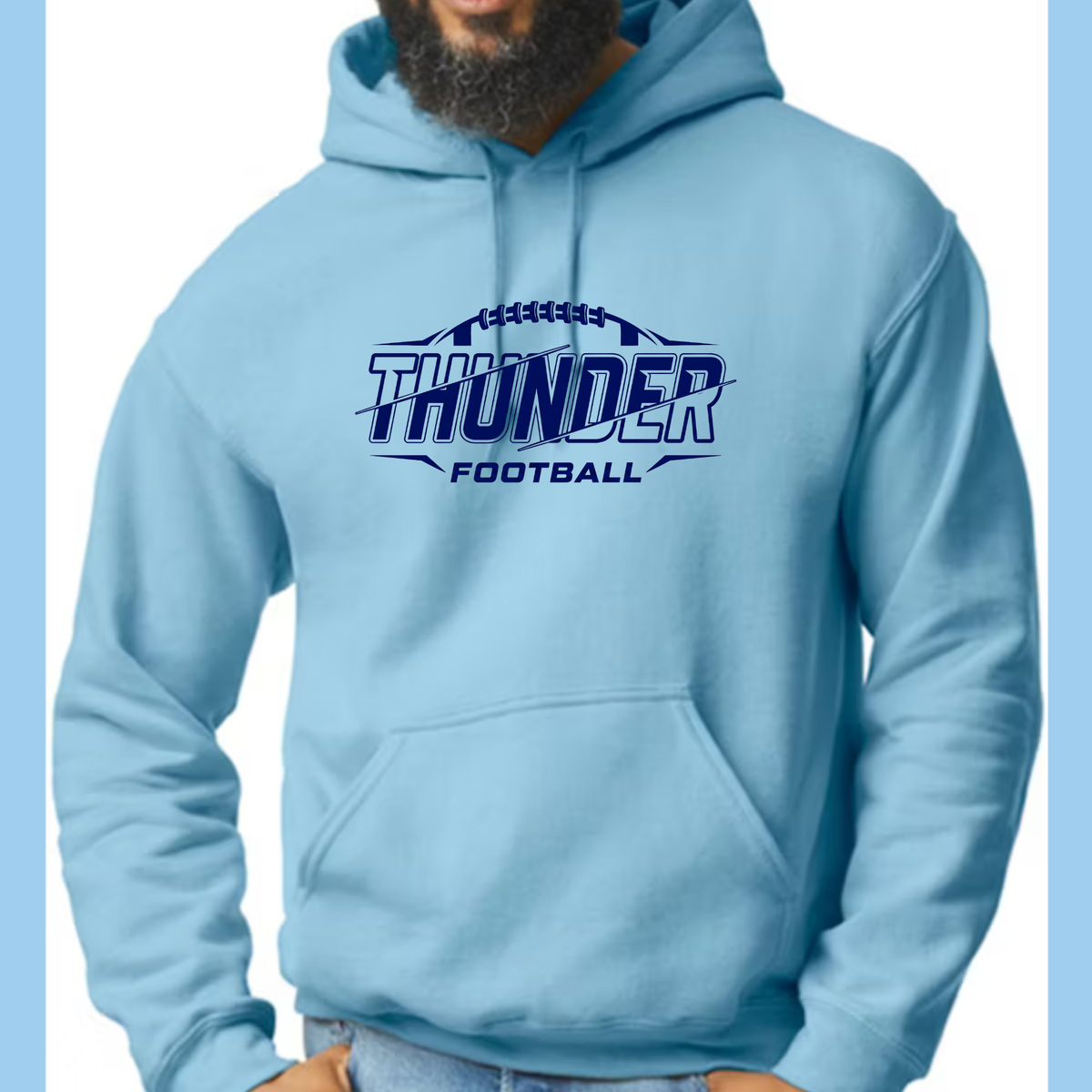 Carolina Thunder Football Hoodie