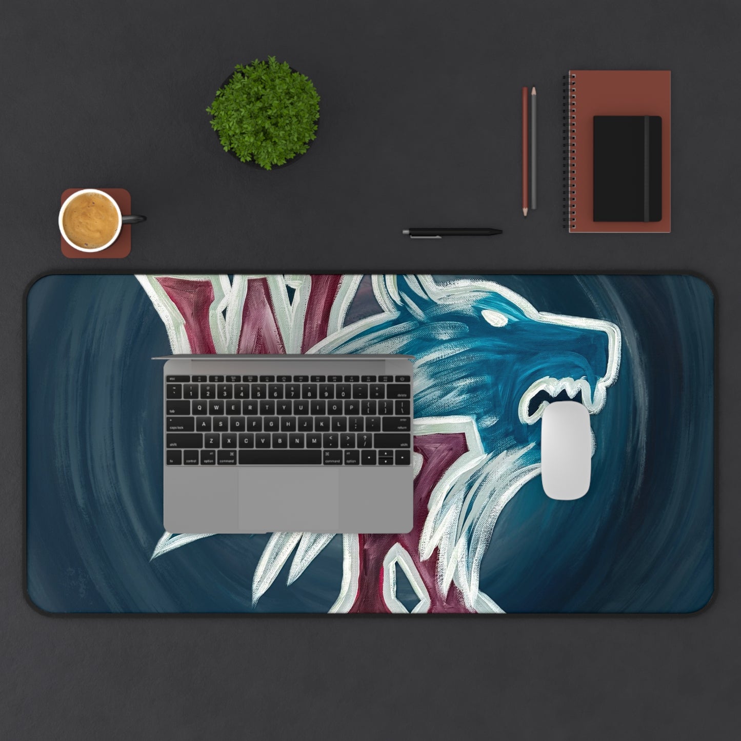 White Knoll Desk Mat