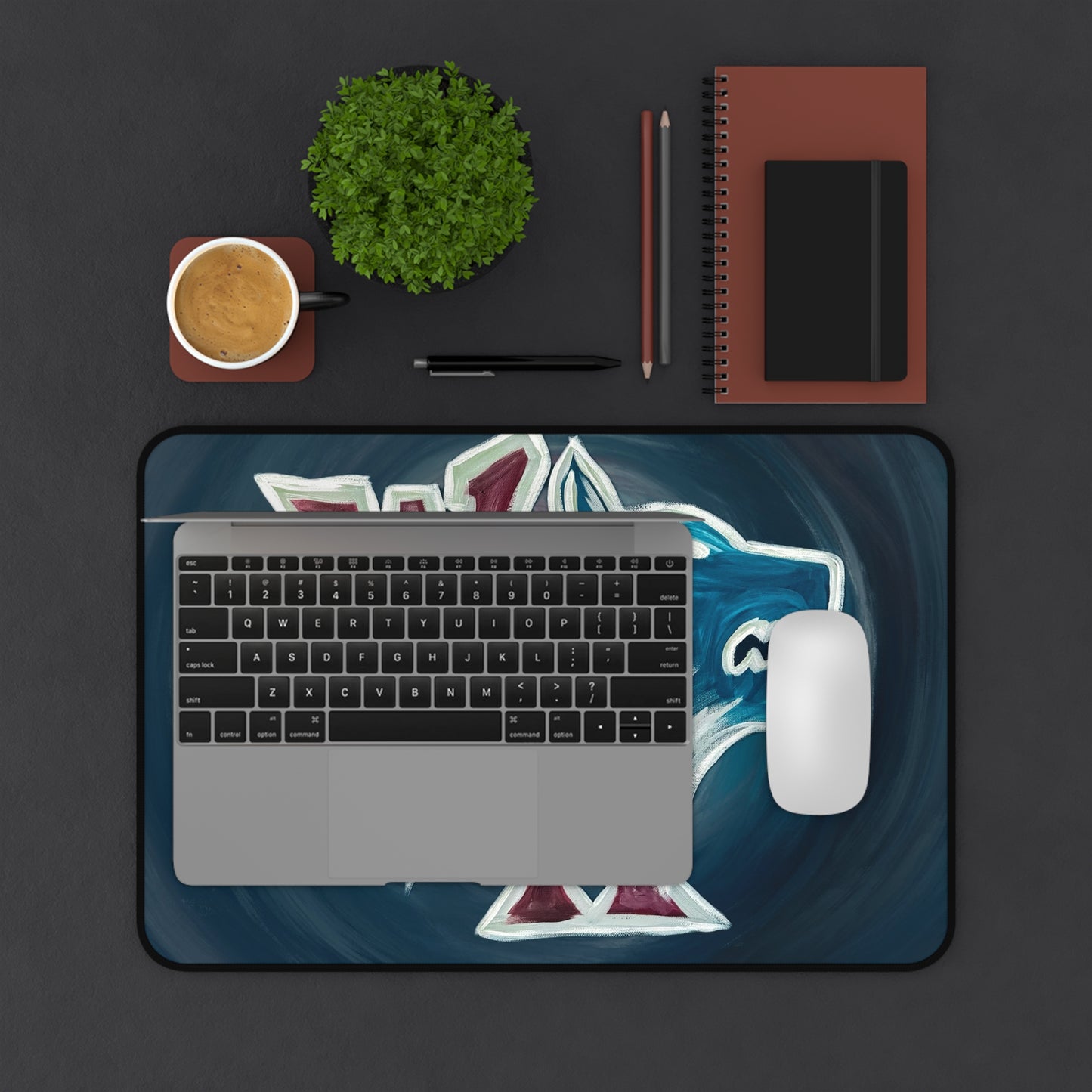 White Knoll Desk Mat