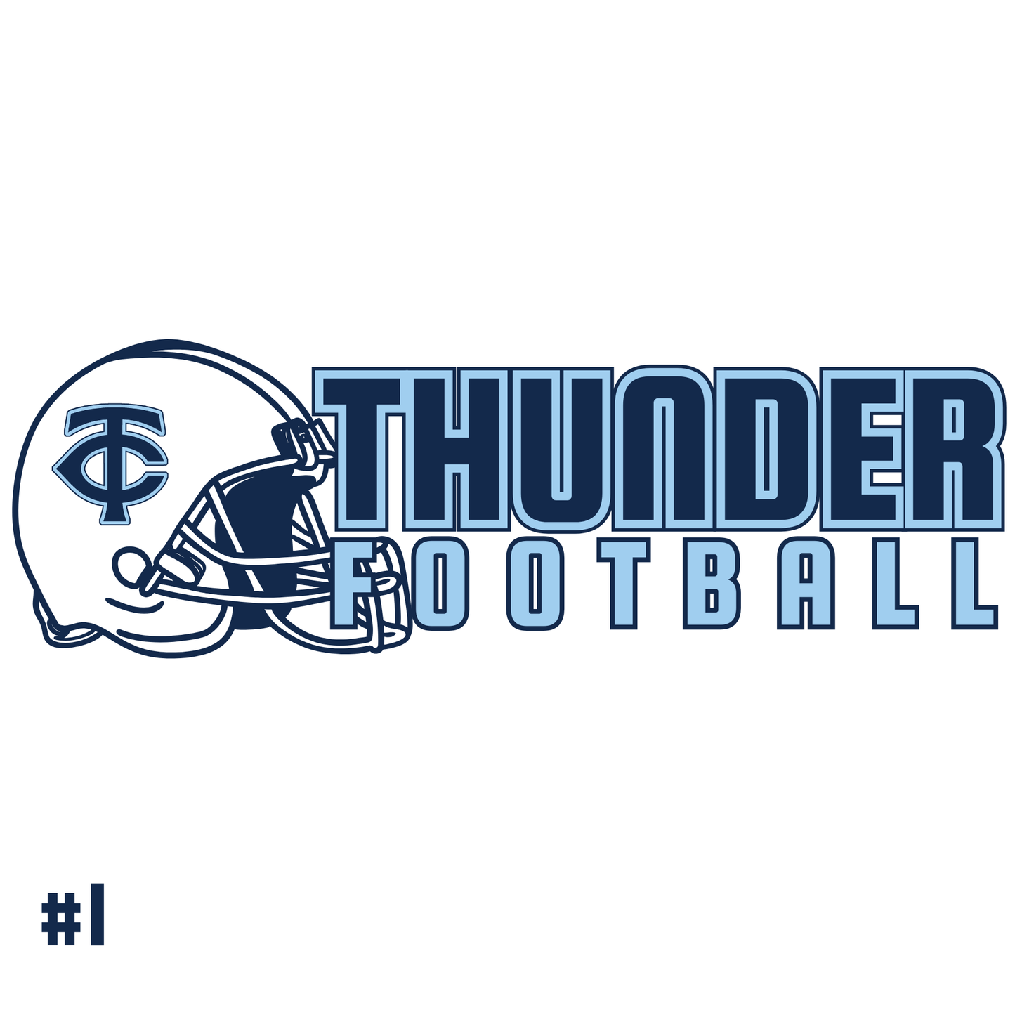 Carolina Thunder Football Hoodie