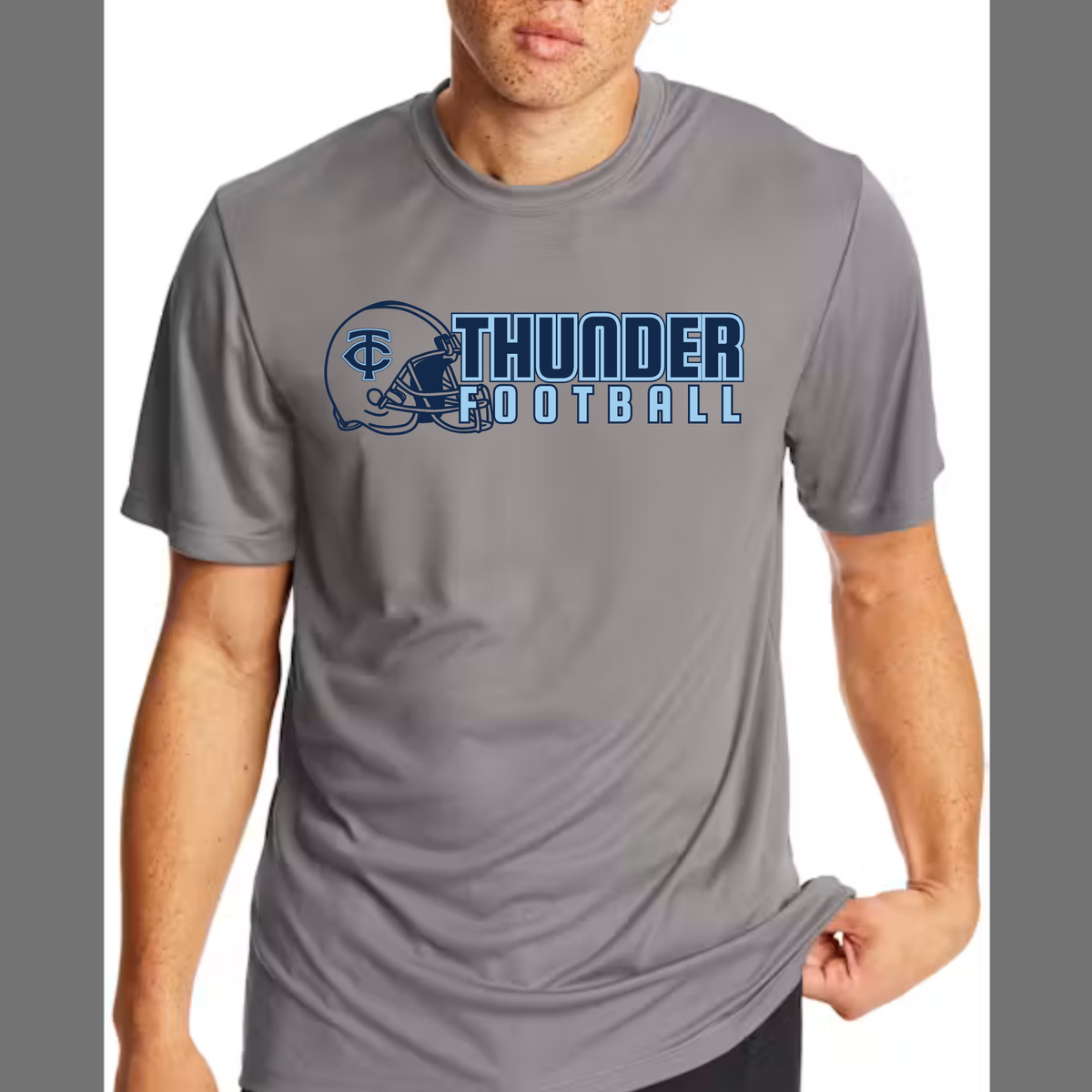 Thunder Football Short Sleeve Tshirt Options