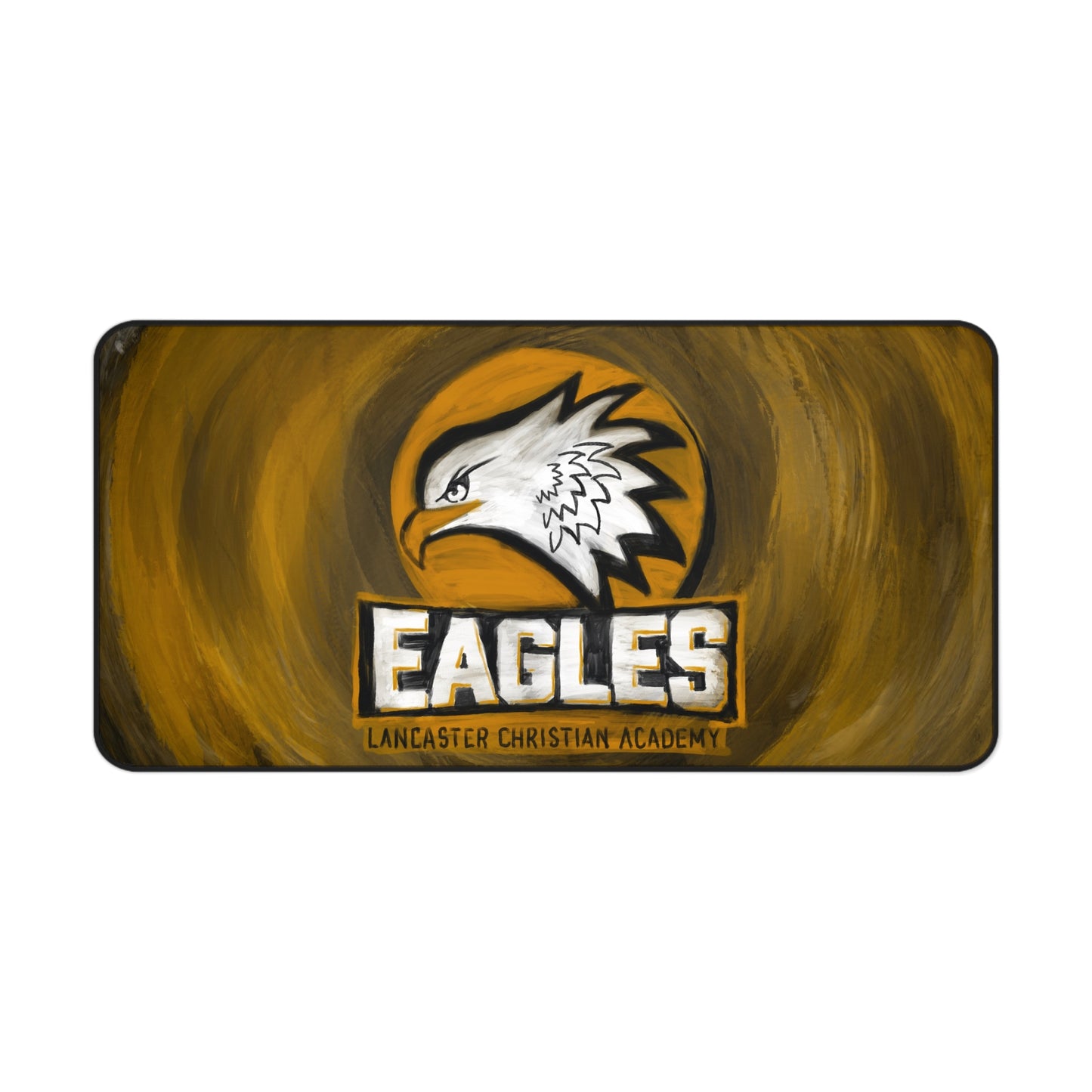 Lancaster Christian Academy digital painting  Logo Desk Mat