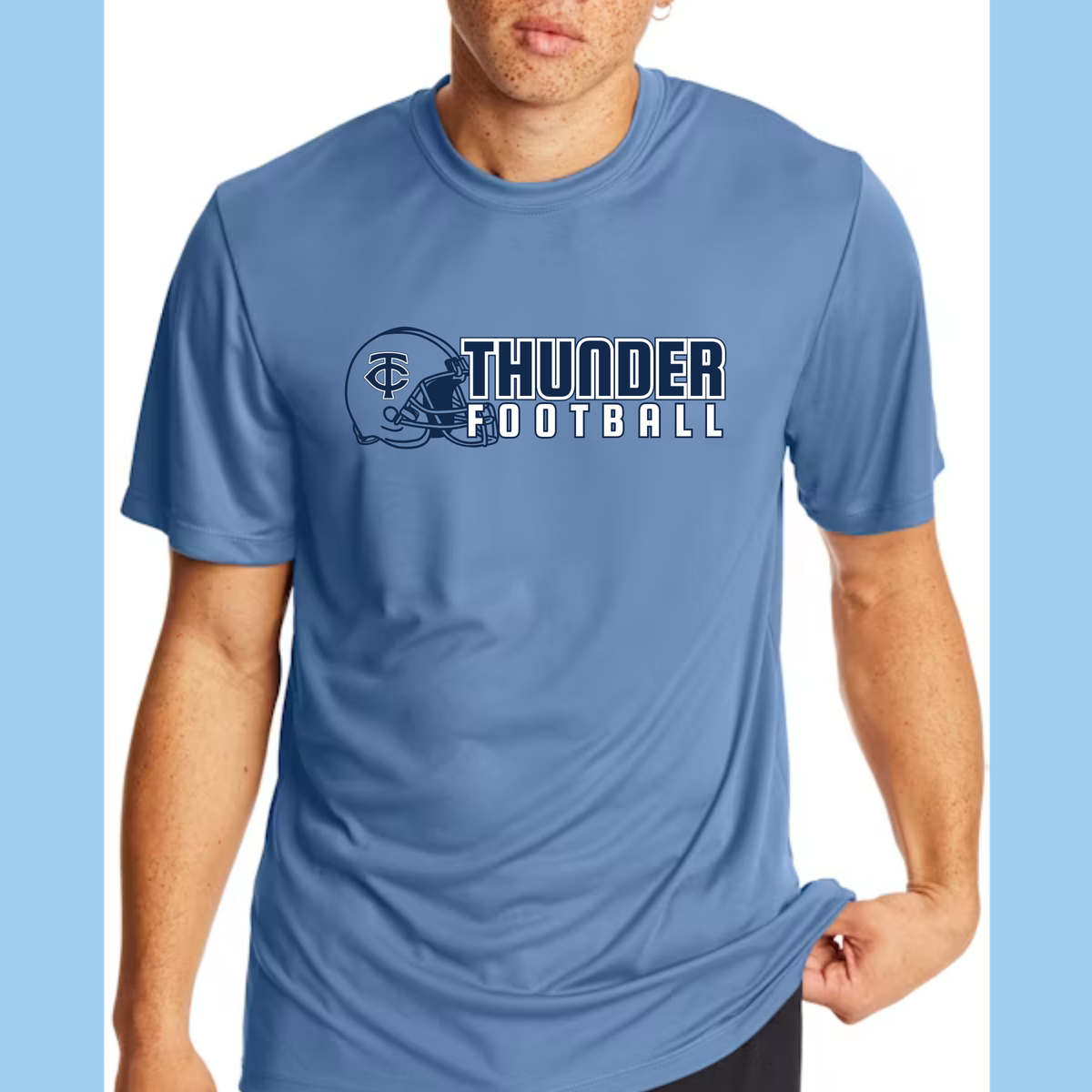 Thunder Football Short Sleeve Tshirt Options