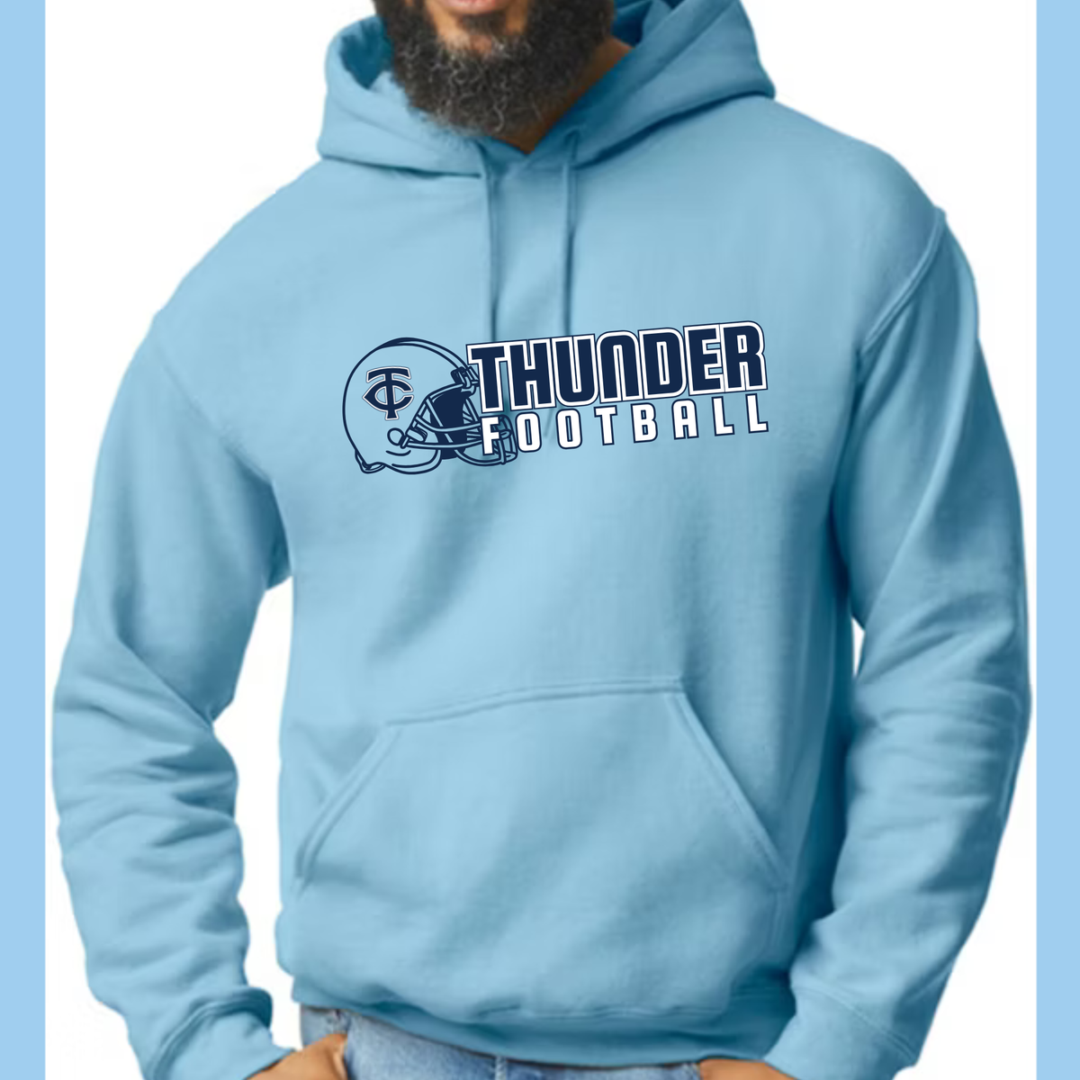 Carolina Thunder Football Hoodie