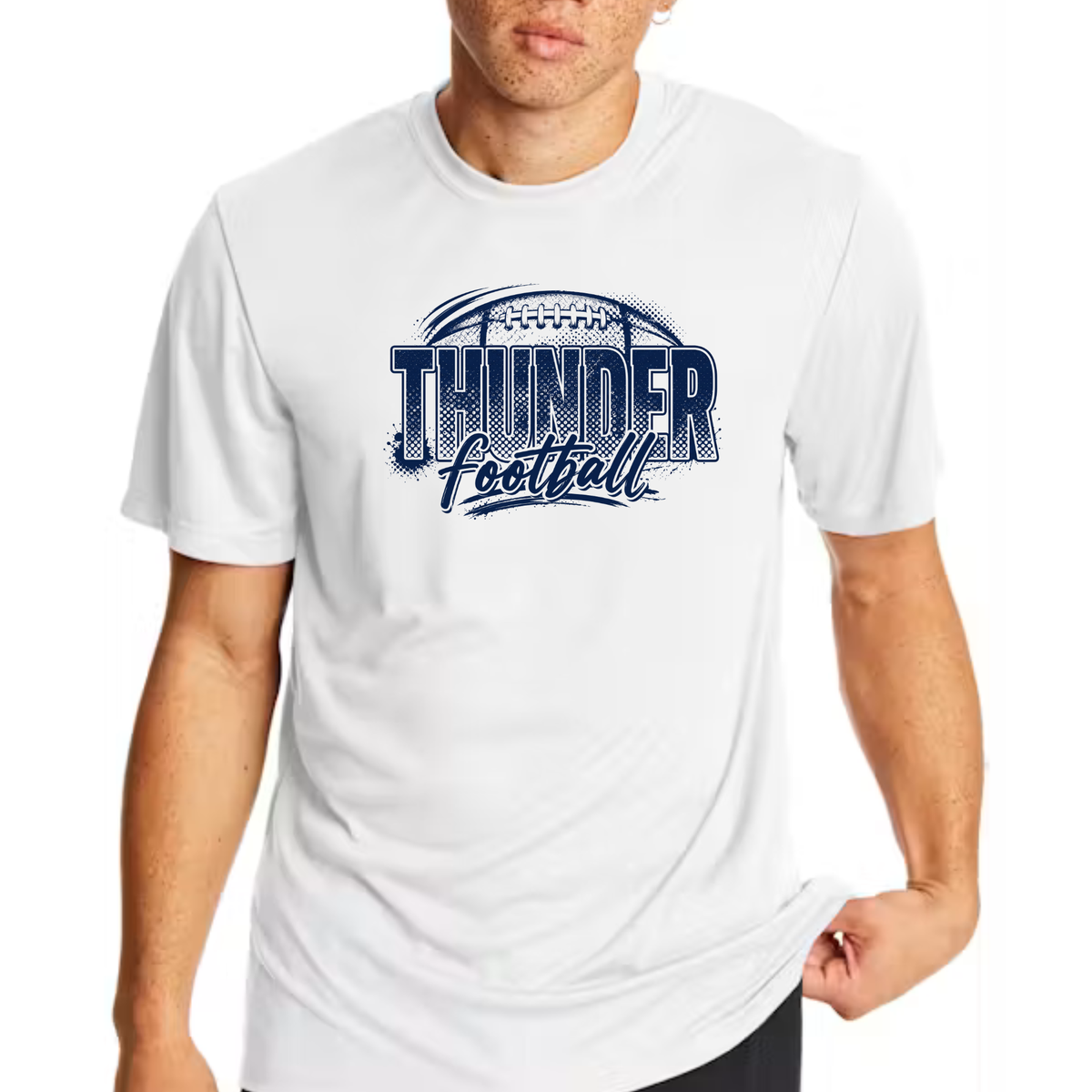 Thunder Football Short Sleeve Tshirt Options