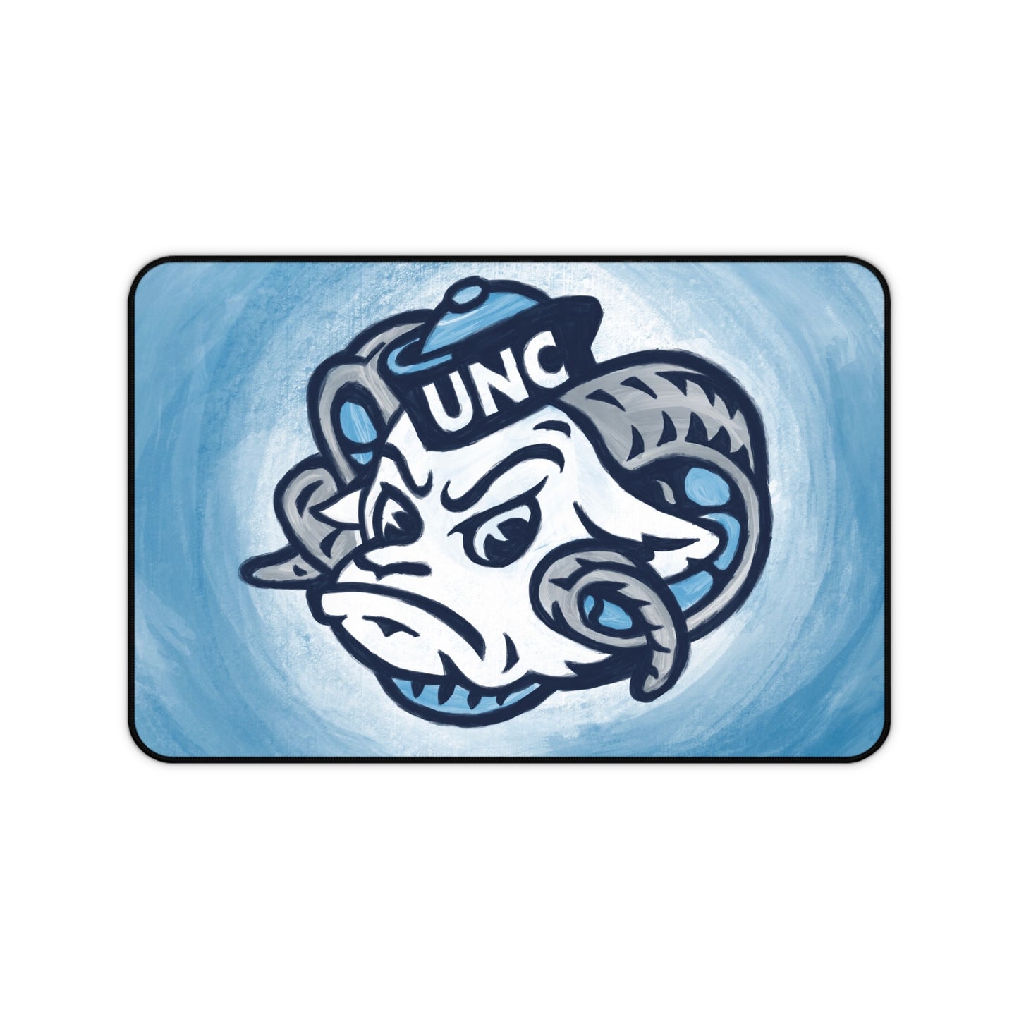 UNC digital painting  Logo Desk Mat