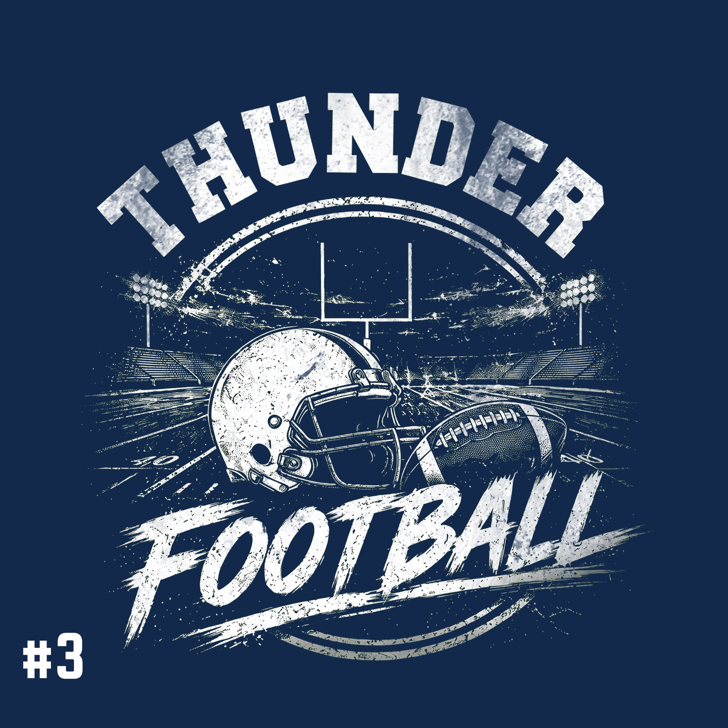 Carolina Thunder Football Hoodie