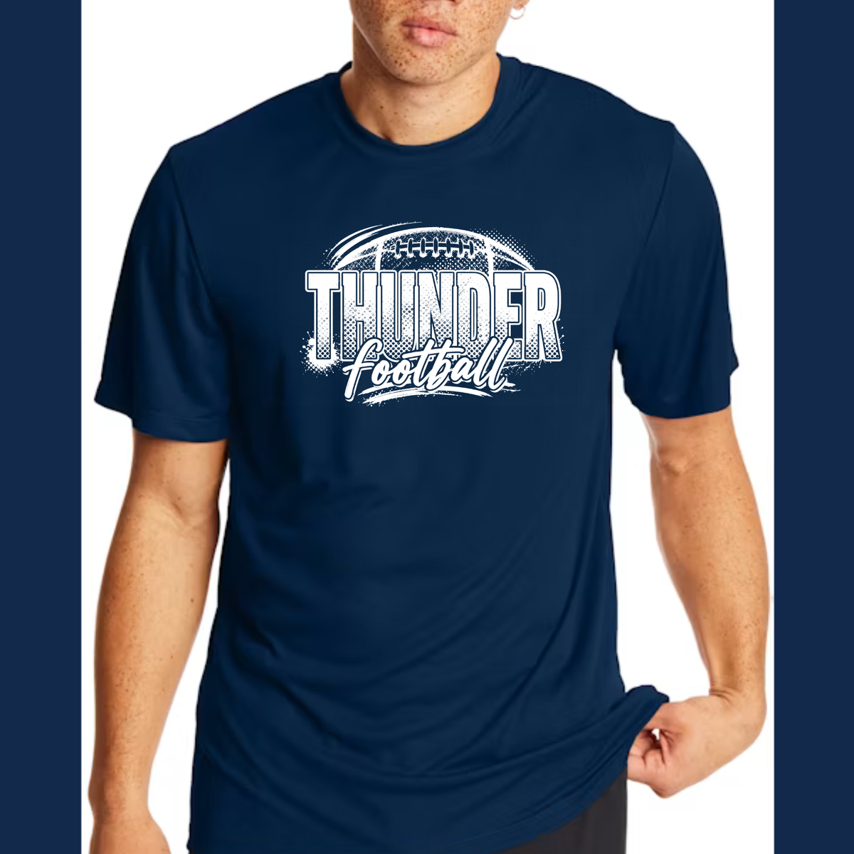 Thunder Football Short Sleeve Tshirt Options