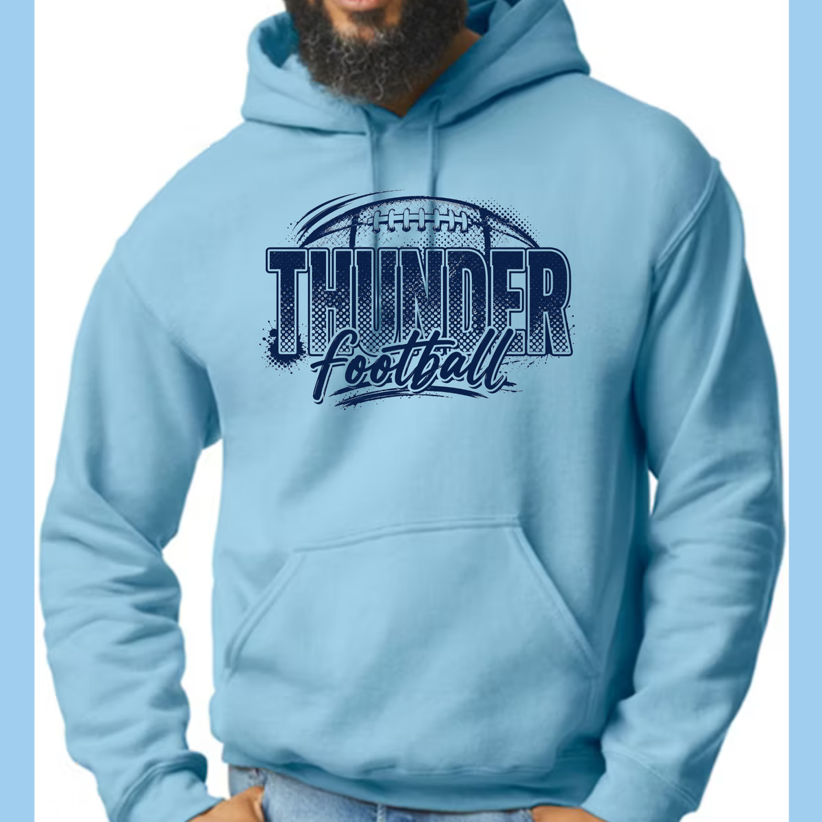 Carolina Thunder Football Hoodie