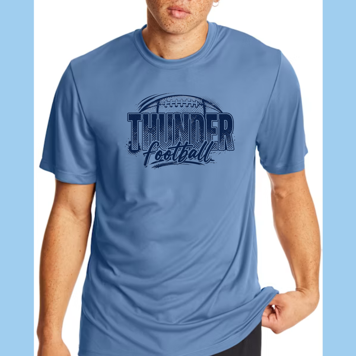 Thunder Football Short Sleeve Tshirt Options