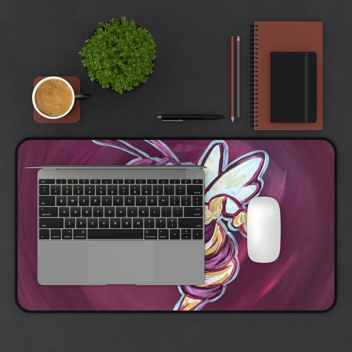 Yellow Jacket Desk Mat