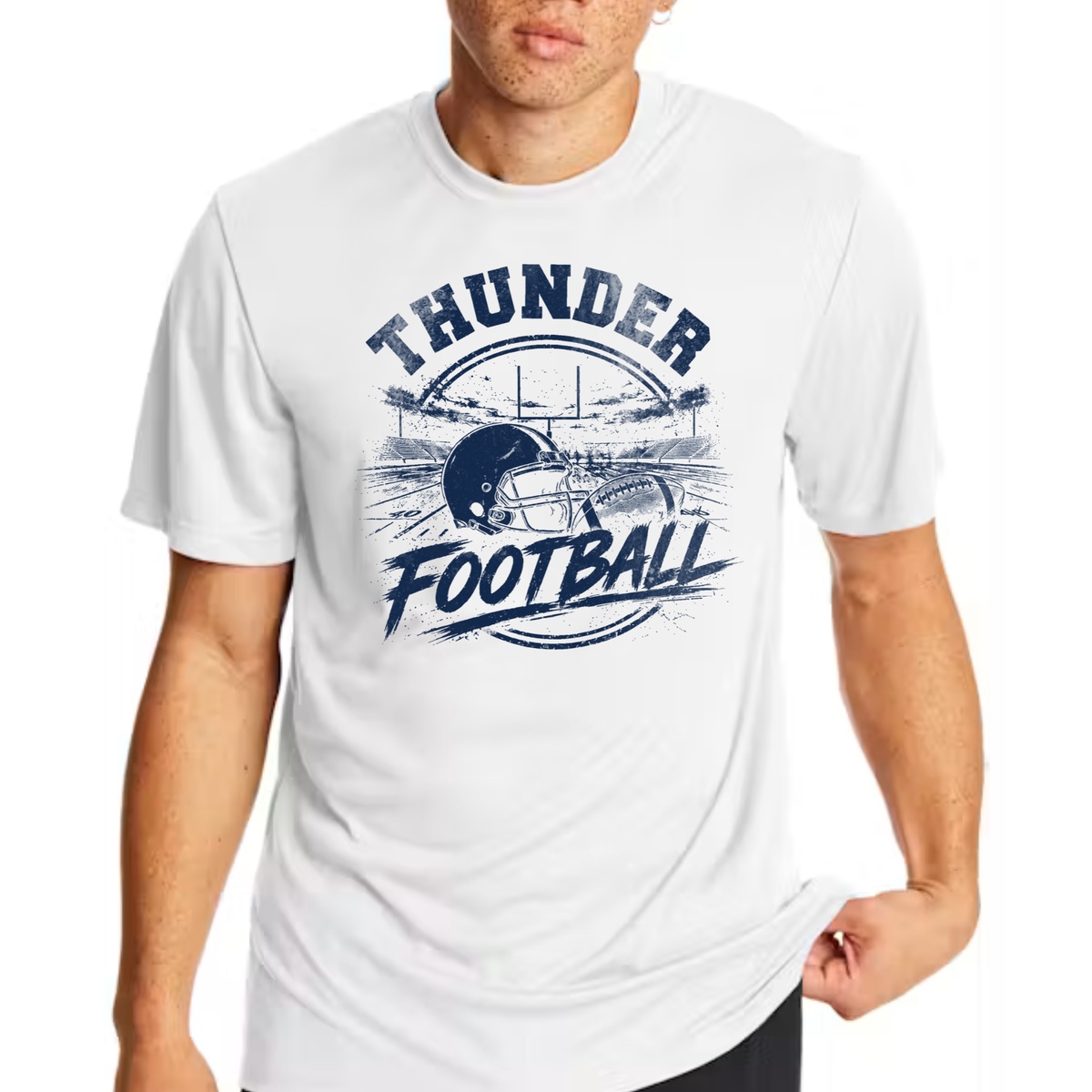 Thunder Football Short Sleeve Tshirt Options