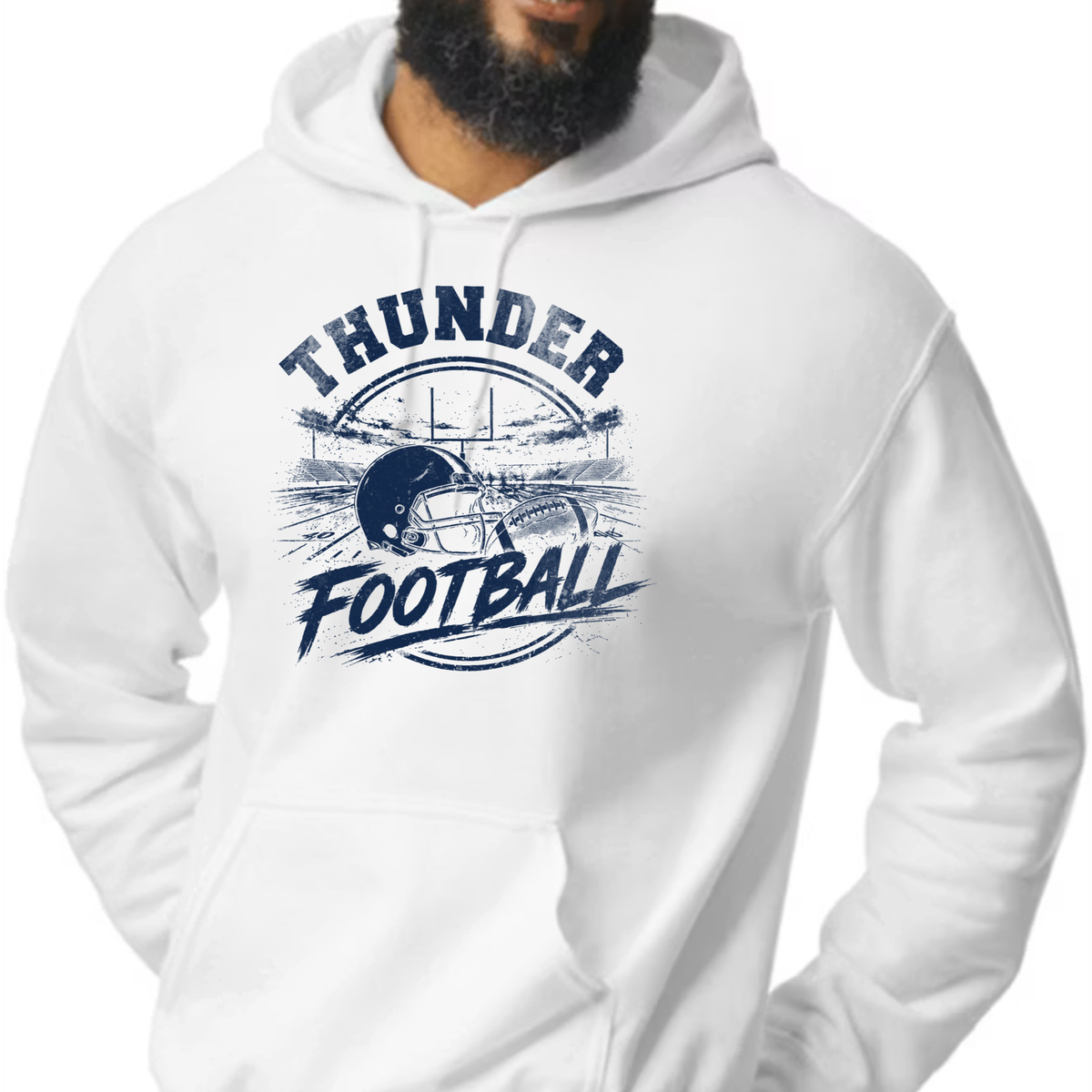 Carolina Thunder Football Hoodie