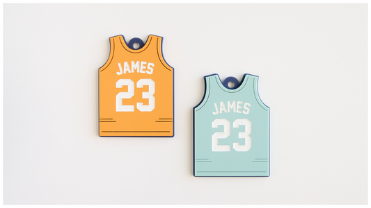 Custom Acrylic Sport Keychain/Bag Tag