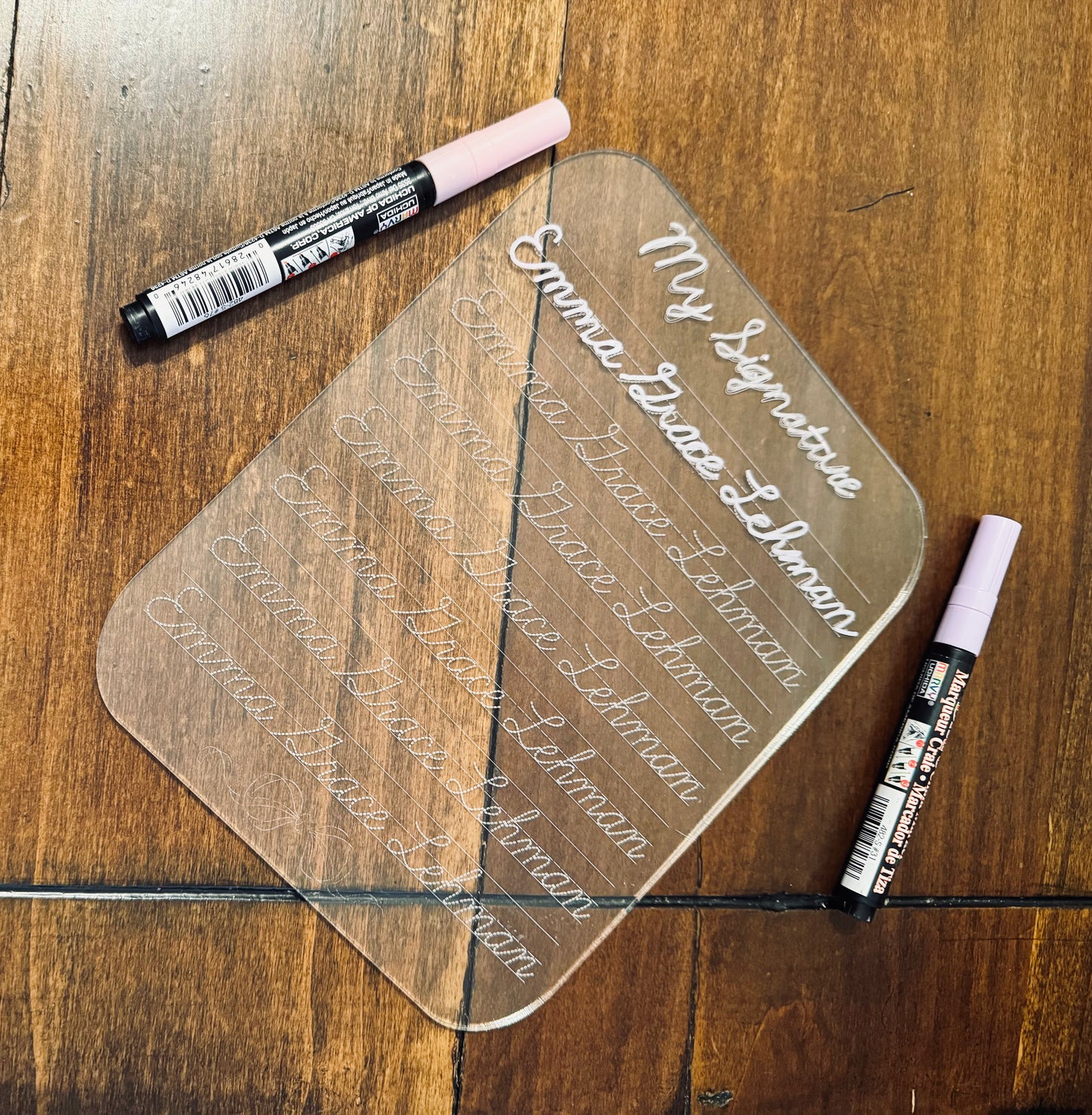 Custom Cursive Writing Board