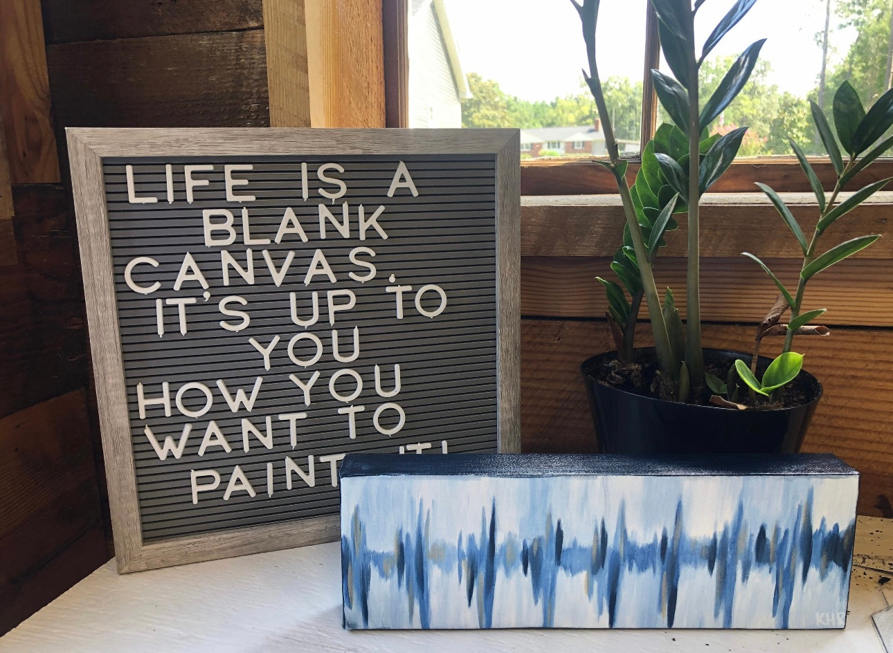 Custom Baby Heartbeat Painting, Nursery Wall Decor, Personalized Art, Baby Shower Gift, New Parent Gift
