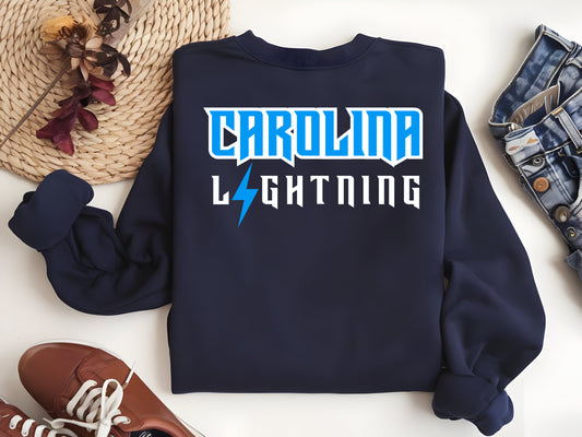 Navy Crewneck Lightning