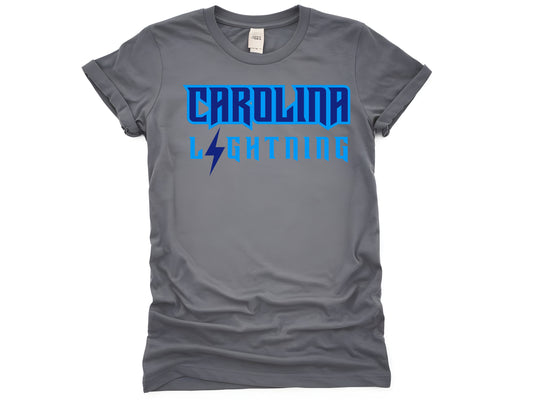 Charcoal Softstyle Short Sleeve Tshirt Lightning