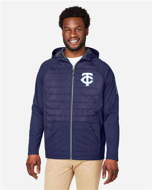 Thunder Navy puffer/Fleece Jacket