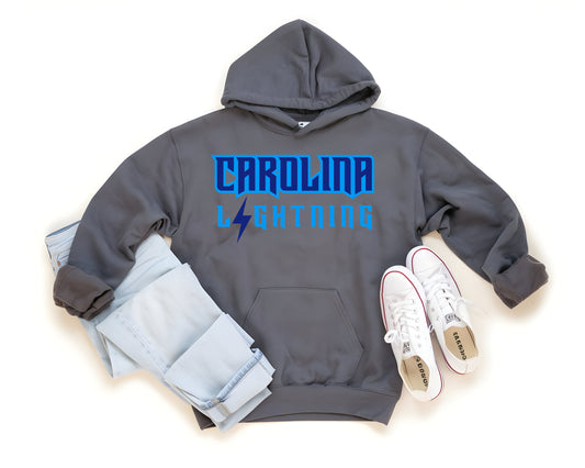 Charcoal Grey Hoodie Lightning